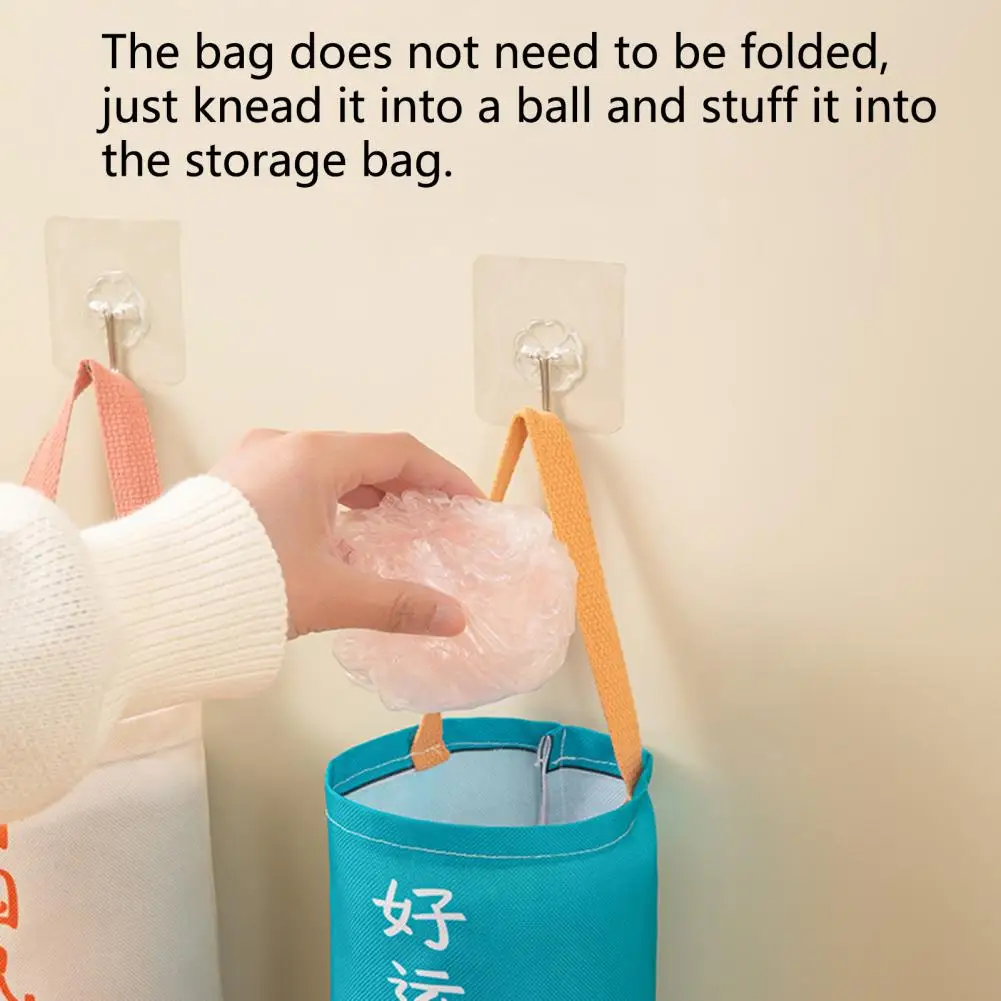 

Garbage Bag Organizer Convenient Smooth Extraction Space-Saving Shoe Cover Garbage Hanging Organizer Kitchen Supply