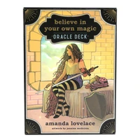 believe in your own magic tarot deck oracle cards entertainment occult card game for fate divination tarot card games