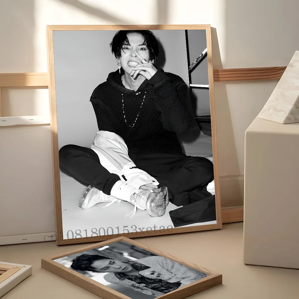 Постер G-Dragon Kpop Bigbang бумажный принт для дома гостиной спальни входа в бар кафе