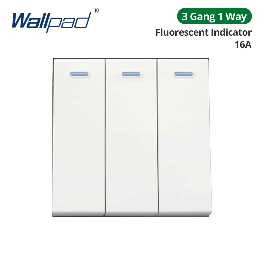 

Wallpad белый настенный выключатель