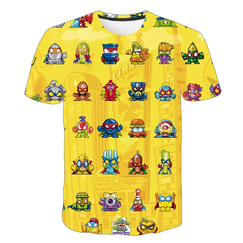 

Boys Summer Tshirts Super Zings Serie 4 T Shirt Baby Boy Tops Toddler Tees Kids Girl T Shirt Superzings Children T-shirts