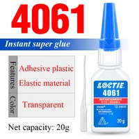 20g transparent liquid loctite 4061 super instant glue low viscosity adhesive for medical accessories