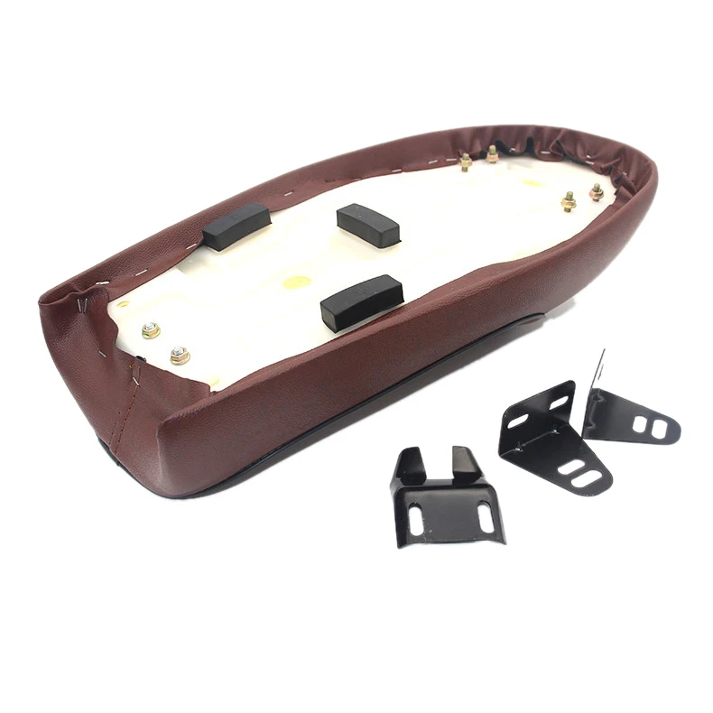 Винтажное седло Hump мотоциклетное сиденье в стиле ретро плоское для горного