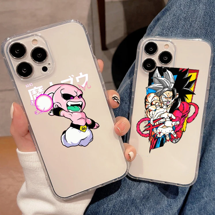 

Dragon Ball Anime Phone Cases For iPhone 11 12 13 Mini SE 2020 6 6S 7 8 Plus X XS XR Pro Max Cover Shell Clear Soft TPU