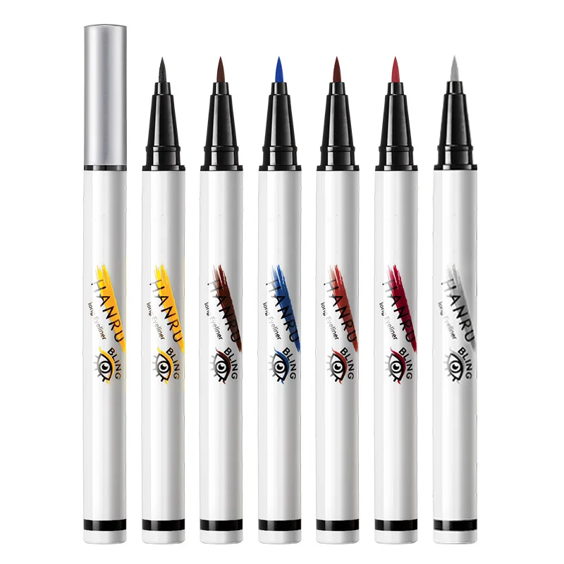 Colorful Eyeliner Pen Waterproof Quick-dry Liquid Eye Liner Pencil Smooth Black Blue Eyeliner Makeup Cosmetic Beauty Tools images - 6