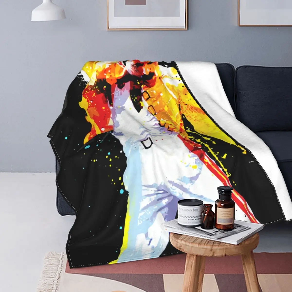 Одеяло с 3D принтом Freddie Mercury дышащее мягкое Фланелевое покрывало для дивана