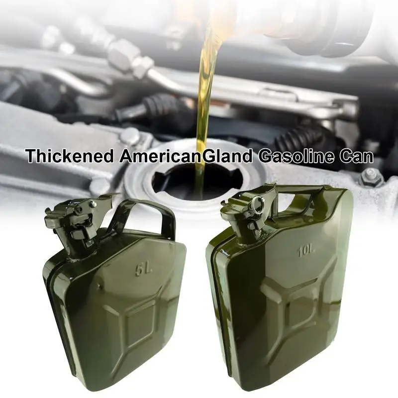 

Metal Jerry Can Stable And Sealed Gasoline Drums Metal Car Motorcycle Petrol Gas Diesel Gasoline Fuel Can Tank Container For Car