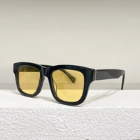 black square frame high quality mens prescription sunglasses 1135s fashion womens glasses yellow green brown grey lens