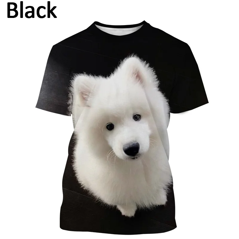 Повседневная Милая футболка с 3D-принтом для мужчин и женщин рисунком животных