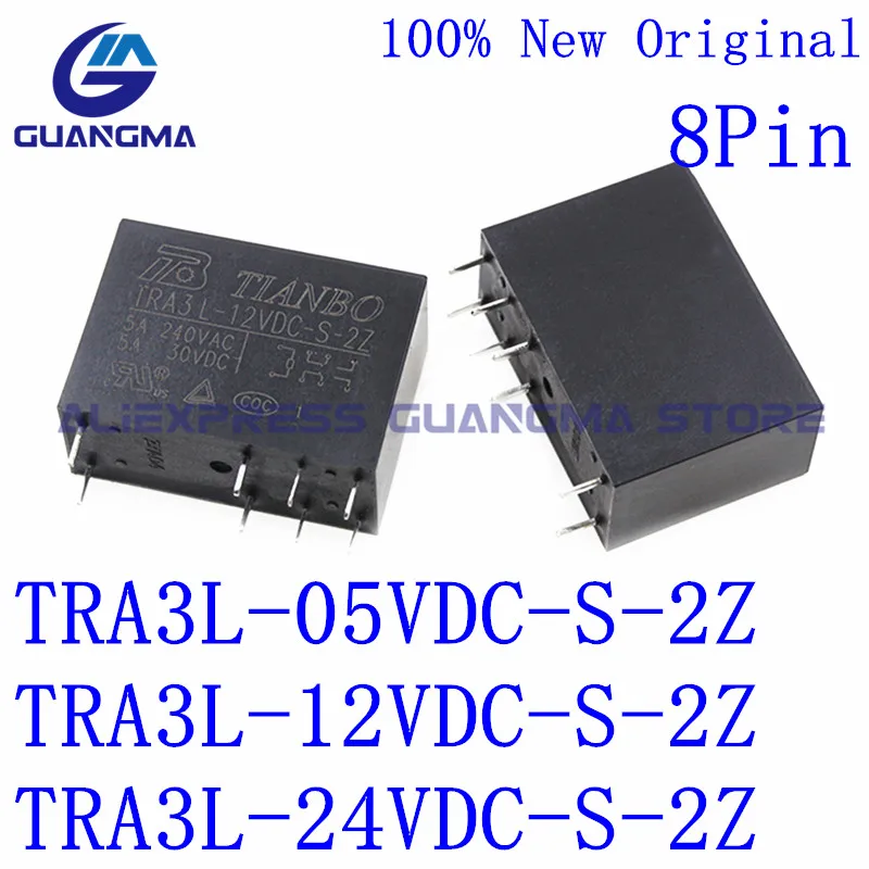 

10 шт., Φ, Φ 8pin 5A TRA3 L 5V 12V 24VDC S 2Z