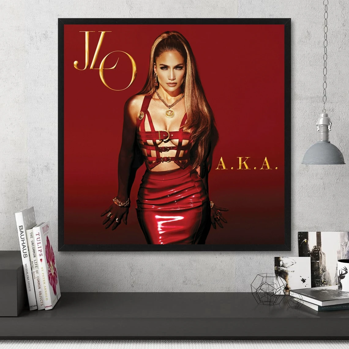 Дженнифер Лопес А.К.А. Музыкальный альбом постер холст художественный принт