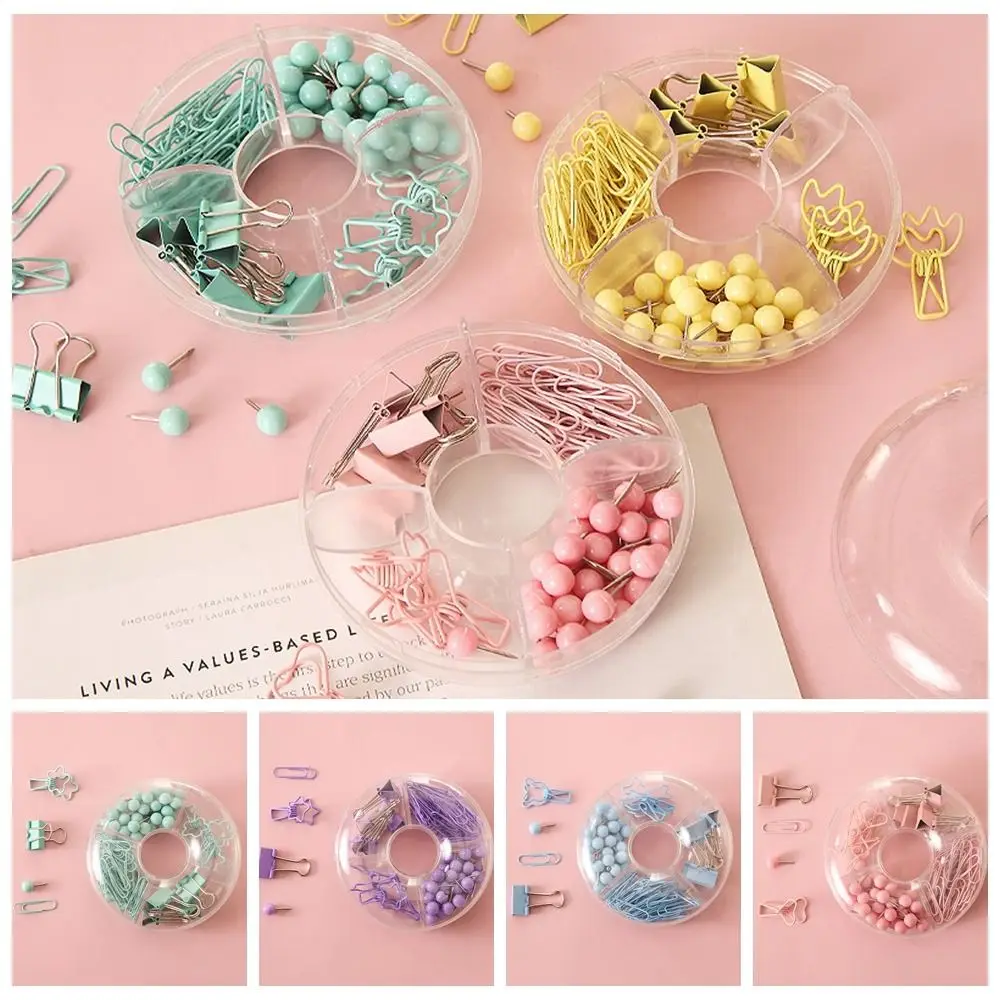 

Зажимы для связывания металлические прозрачные, набор зажимов с длинным хвостом, зажимы с застежкой, бумажные зажимы в коробке, Канцтовары