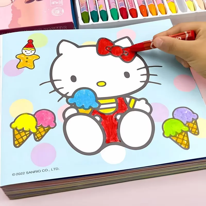 4 шт. детские книжки-раскраски Hello Kitty