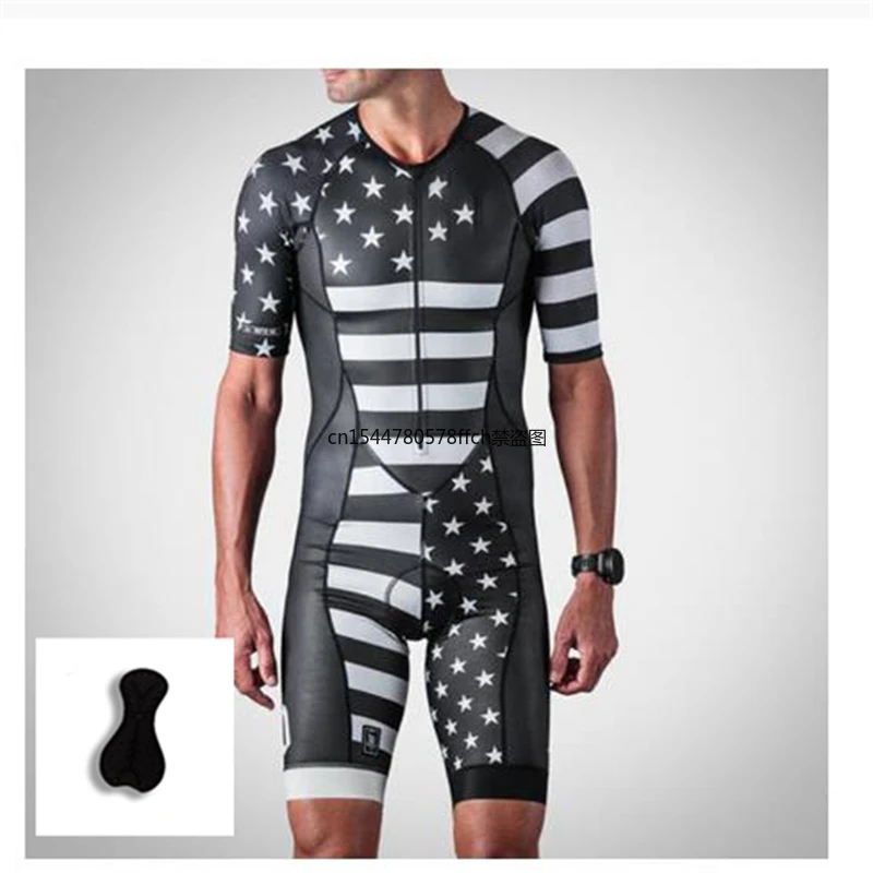 

Men's Wholesale Custom Breathable Short Sleeves Cycling Jersey Custom ,Sublimation Printing Professional Triathlon Jumpsuit Suit