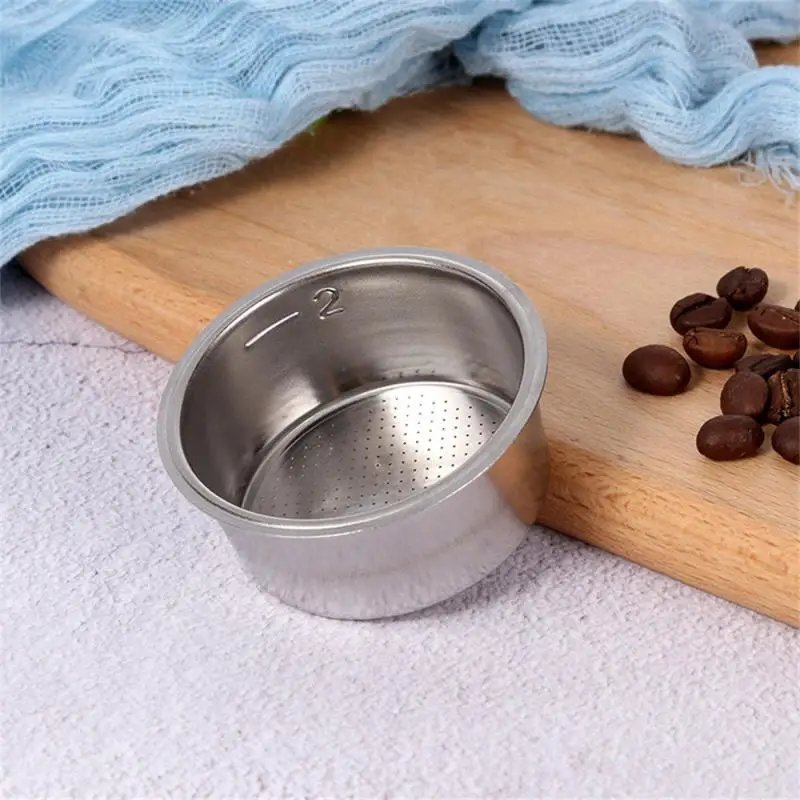 

51MM New Pressure Coffee Filter Basket Stainless Steel Coffee Filter Coffee Machine Strainer Portable Coffee Filtration Tools