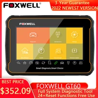 foxwell gt60 obd2 car diagnostic tool full system code reader obd dpf epb af 24 reset professional obd2 automotive scanner free