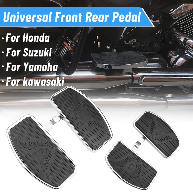 Universal Motorcycle Front Rear Driver Passenger Footrest Pe