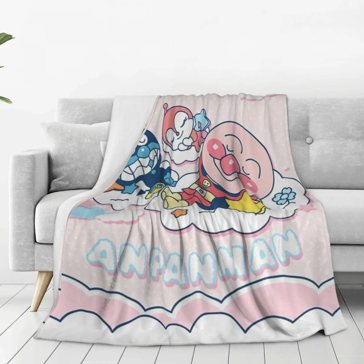 Анпанман Байкинман облачные одеяла качественные теплые мягкие постельные