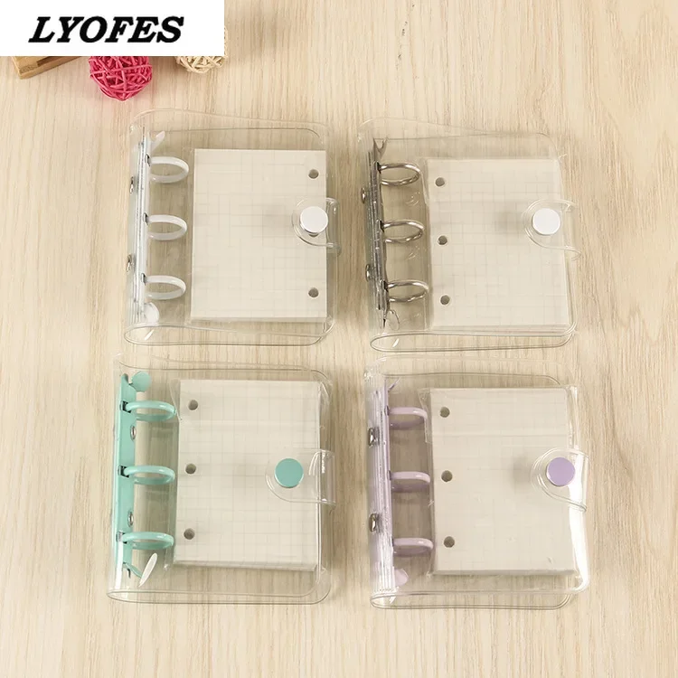 Милый мини-карман с 3 кольцами блокнот листочками для дневника журнал ежедневник