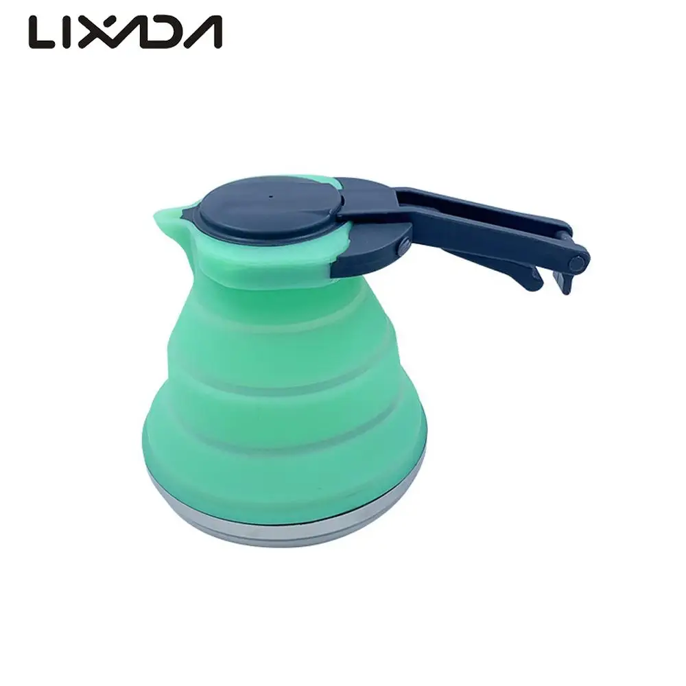 

1500ML Creative Silicone Kettle Portable Outdoor Folding Coffee Kettle Compression Leak Proof Travel Camping Kettle