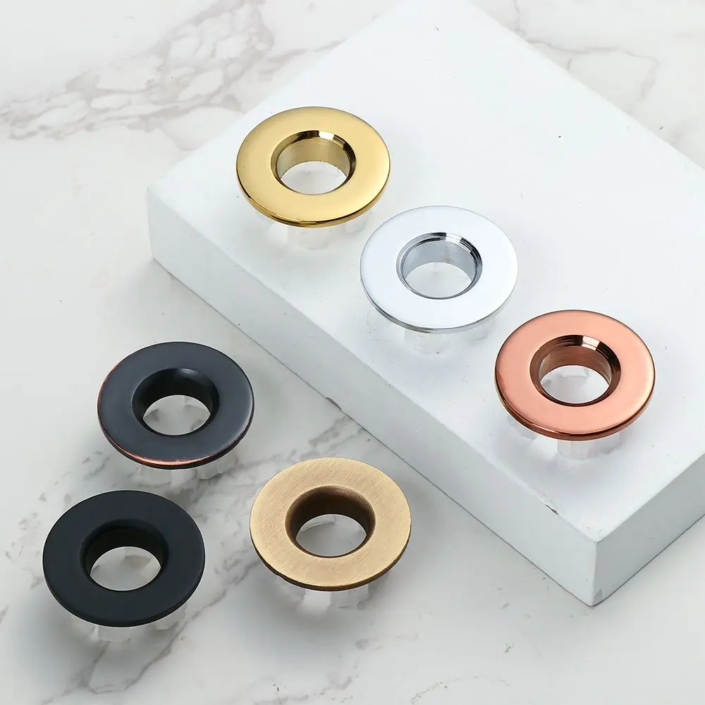 Круглая переливная Крышка для раковины в ванную комнату Сменная вставка с