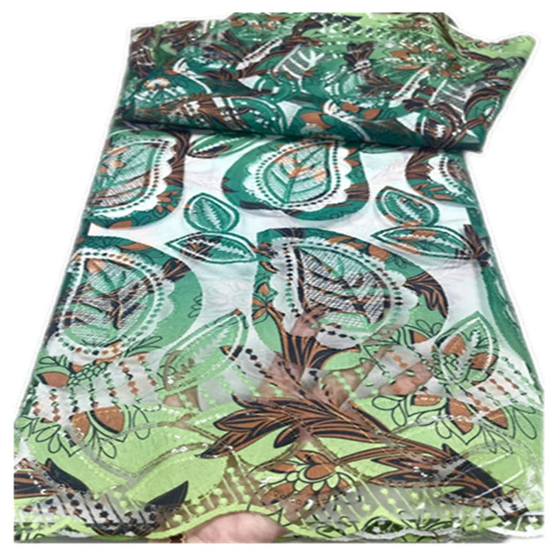 

Африканский шнур, кружевная ткань, Высококачественная вышивка, элегантная нигерийская гипюровая кружевная ткань с французским сетчатым кружевом, материал FYIU7-6