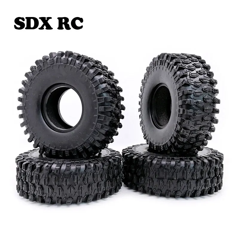 

4PCS 120MM 1.9" Rubber Rocks Tyres / Wheel Tires for 1:10 RC Rock Crawler Axial SCX10 90047 RC4WD D90 D110 TF2 TRX-4 TRX4 S251