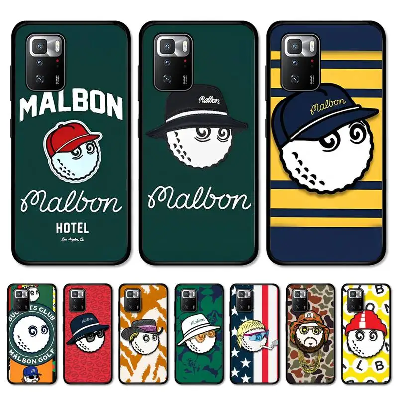 

Golf Style Design-M-Malbons Phone Case for Redmi 5 6 7 8 9 A 5plus K20 4X S2 GO 6 K30 pro