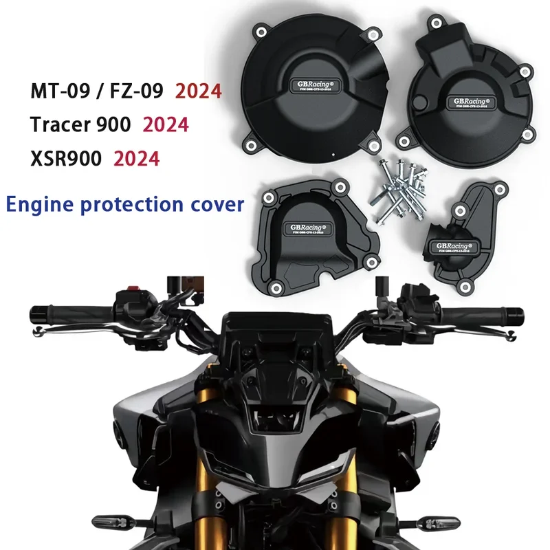 Новая защита двигателя мотоцикла Mt09 2024 для Yamaha MT-09/MT-09 Sp/FZ-09 Tracer и Scrambler 2021-2024/Xsr900