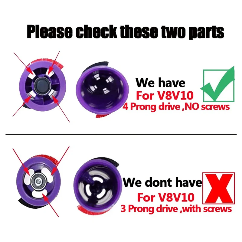 Мотор с всасывающей головкой и прямым приводом для пылесоса Dyson DC59 V6 V7 V8 V10