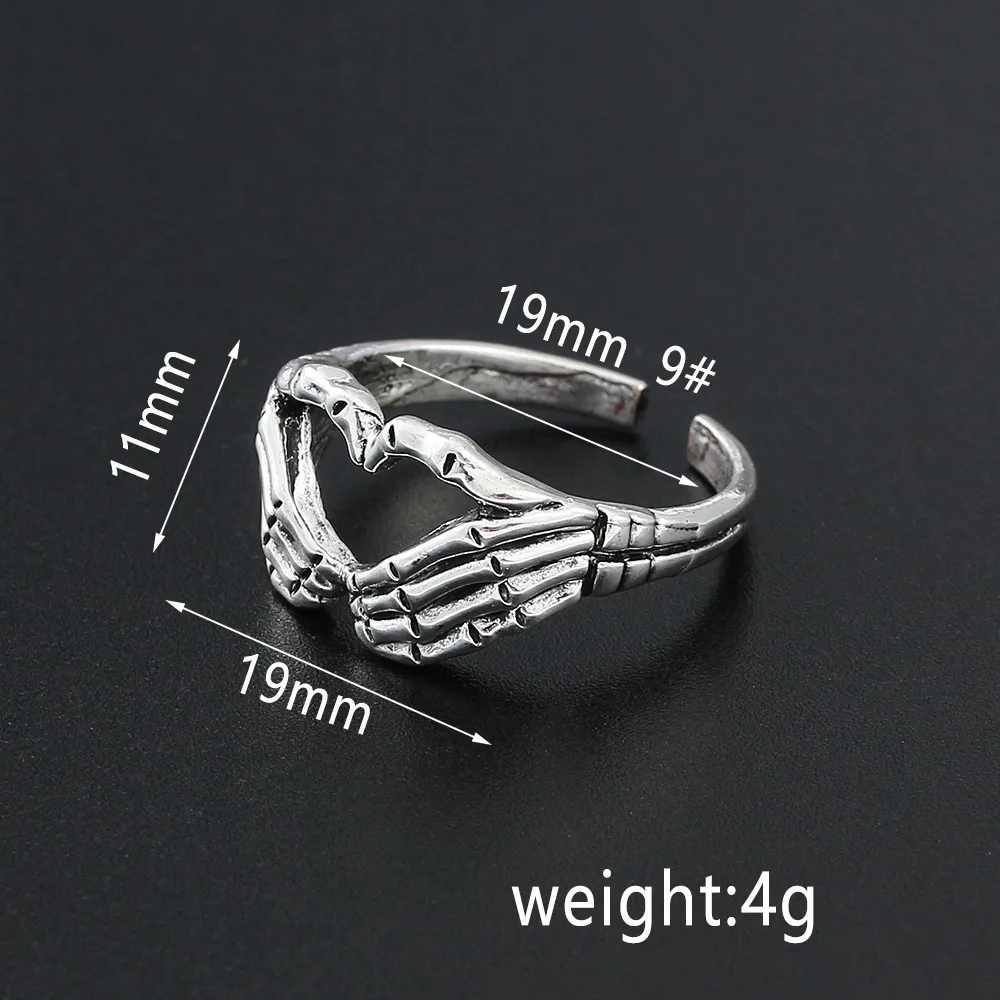 

Ring Hip Hop Style Hand Ring Punk Vintage Personalized Ring Trinket