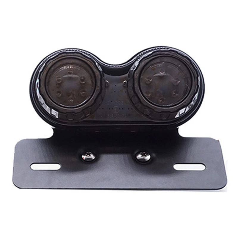 

Universal Motorcycle Shell Tail Light Multi-Function Retro Modified LED With Turn Brake Light License Plate Light