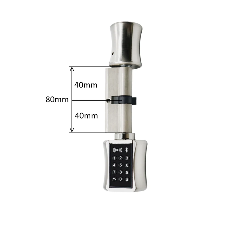 

TTlock Smart Cylinder Lock, безопасный беспроводной электронный цифровой приложение, Bluetooth-клавиатура, код RFID-карты, замок без ключа