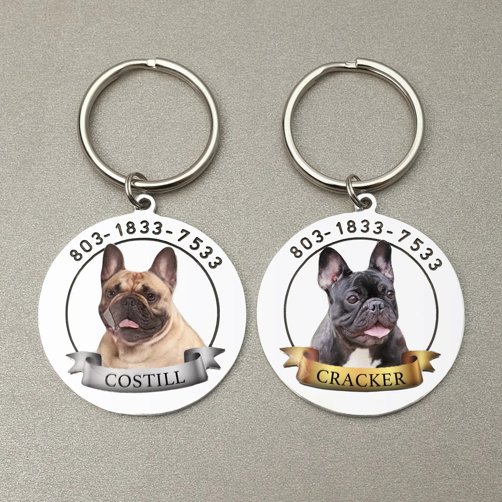 

Dog Tag Custom Dog Photo Tag Dog ID Tag Cat Puppy Tag with Picture Personalized Pet Collar Photo Pendant Tag Pet Accessories