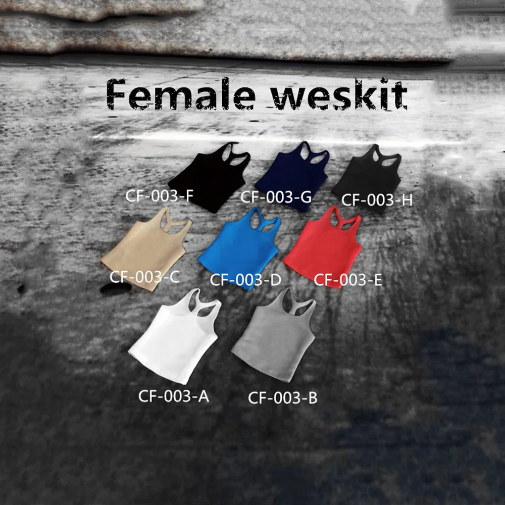 

1/6 CF-003 ультра-короткий облегающий жилет с низкой горловиной подходит для 12-дюймовой фигурки Phicen Jodoll, игрушки для кукол