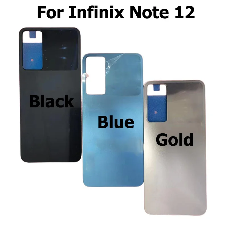 

Back Glass Cover Housing For Infinix Note 12 X663 X663C X663D Battery Cover Door Back Housing Rear Case