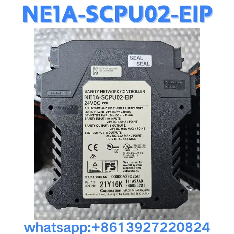 Подержанный контроллер NE1A-SCPU02-EIP Тест Обычная быстрая доставка
