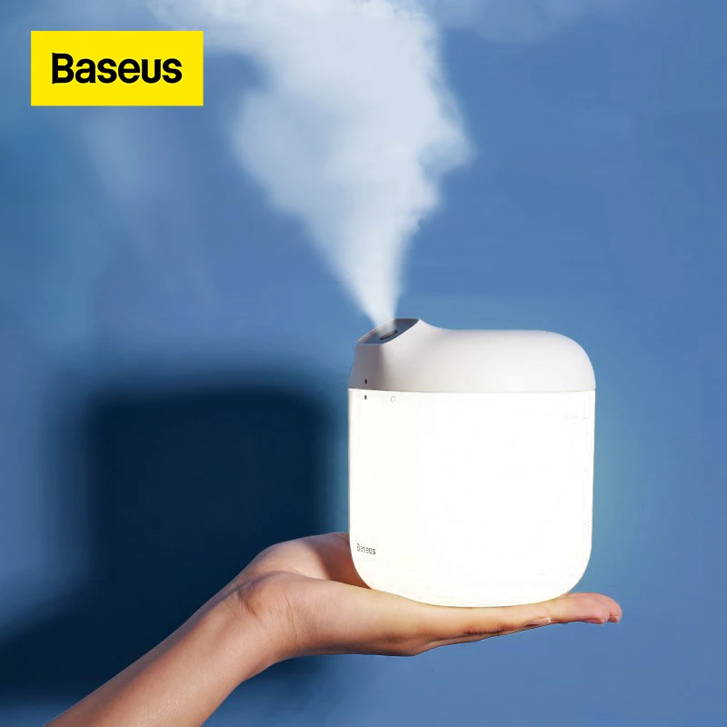 

Baseus Humidifier Air Humidifier Purifying For Home Office Large Capacity Humidificador With LED Lamp Fogger Mist Maker