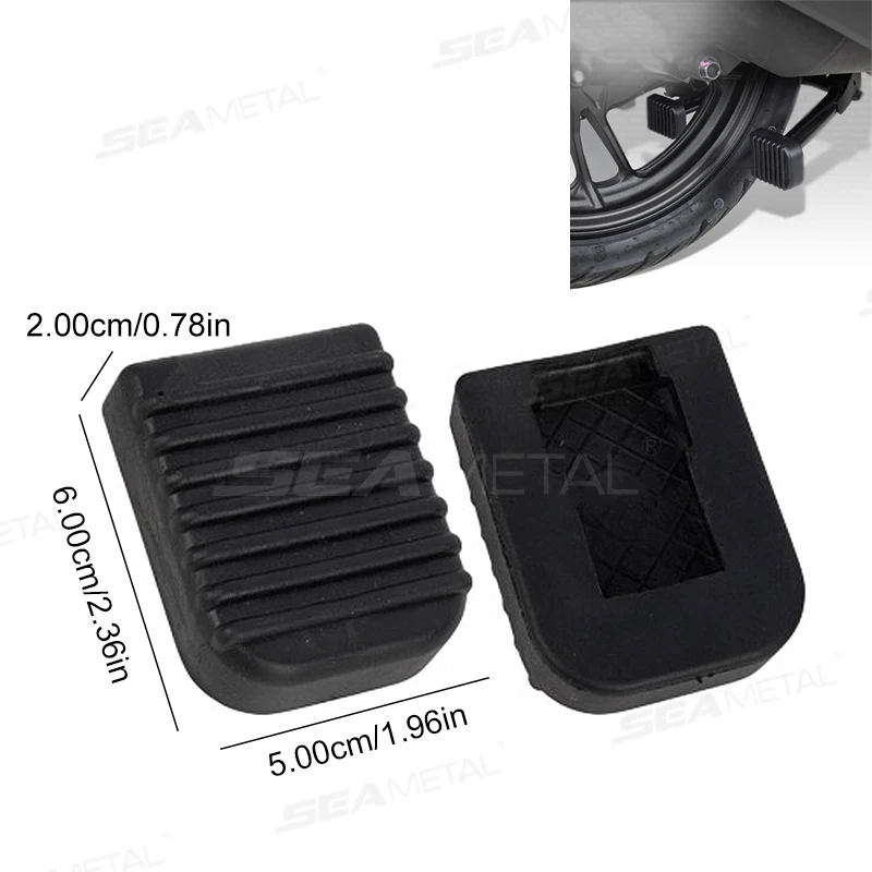 

Подставка Для Ног Мотоцикла SEAMETAL, Мягкая Резиновая Противоскользящая Основа, Опорная Пластина Для Скутера