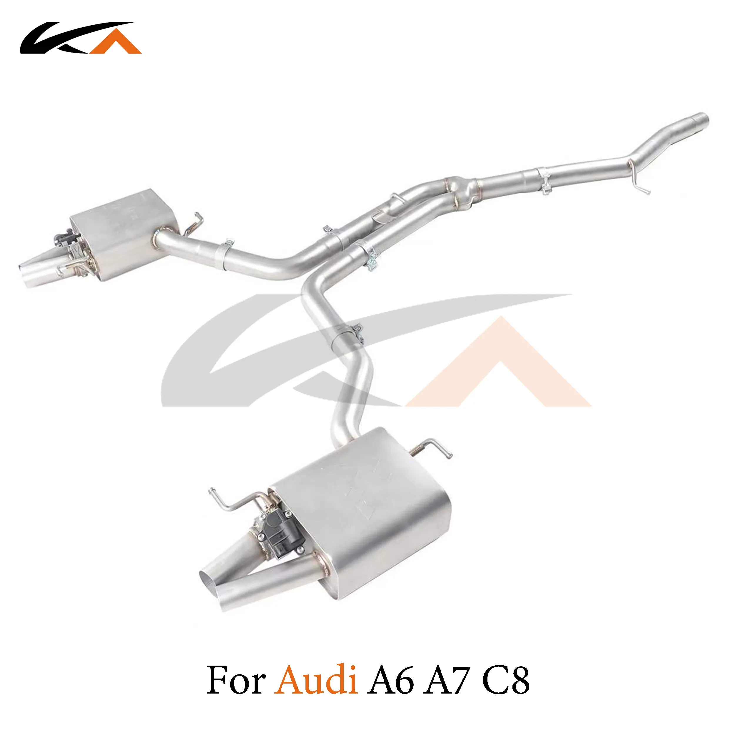Система выхлопных газов KA Стальная Задняя часть для Audi A6 A7 C8 2 0 T характеристики