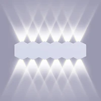 modern minimalist wall lamps living room bedroom bedside ac85 265v led indoor outdoor wall light black white aisle lighting