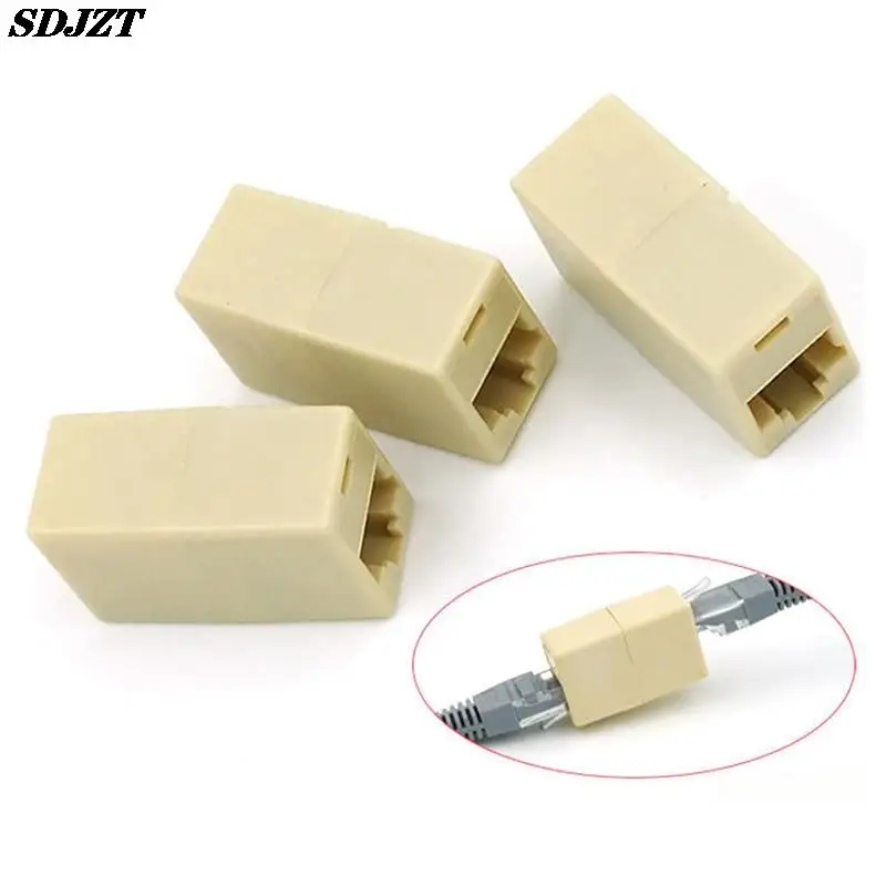 

Соединители для кабеля RJ45 cat 5, соединитель расширителя, 10 шт.