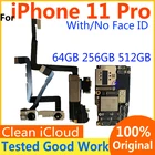 Оригинальная логическая плата для iPhone 11 pro 64 Гб 256 ГБ материнская плата с чипом поддержка материнской платы Бесплатный icloud пластина разблокирован iphone11pro
