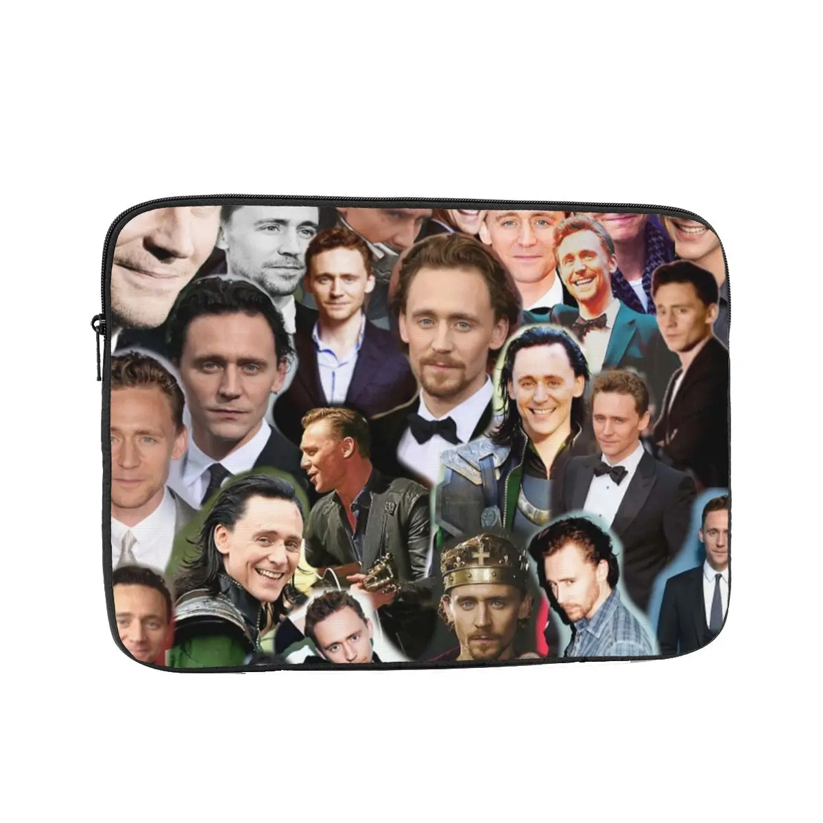 

Shockproof Case 10 12 13 15 17 Inch Men Women Tom Hiddleston Photo Collage Laptop Bag Sleeve Aquarius Zodiac Notebook Bag Case