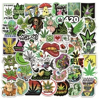 103050pcs funny characters leaves weed smoking graffiti stickers diy skateboard fridge guitar motorcycle cool sticker toys