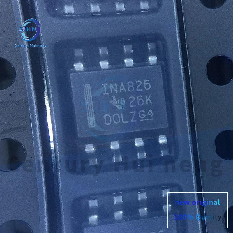 

5PCS New original INA826AIDR INA826 Precision Instrumentation Amplifier Chip SOIC-8