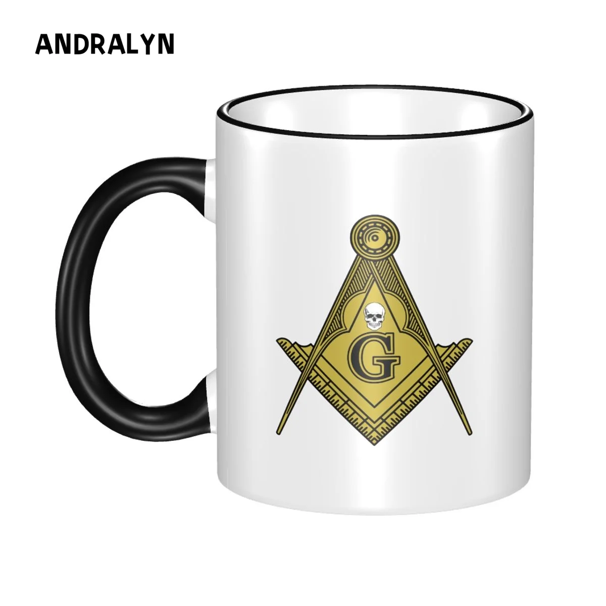 

Freemason Masonic Mug 330ml Ceramic Creative Milk Tea Coffee Mugs Funny Friends Birthday Gift