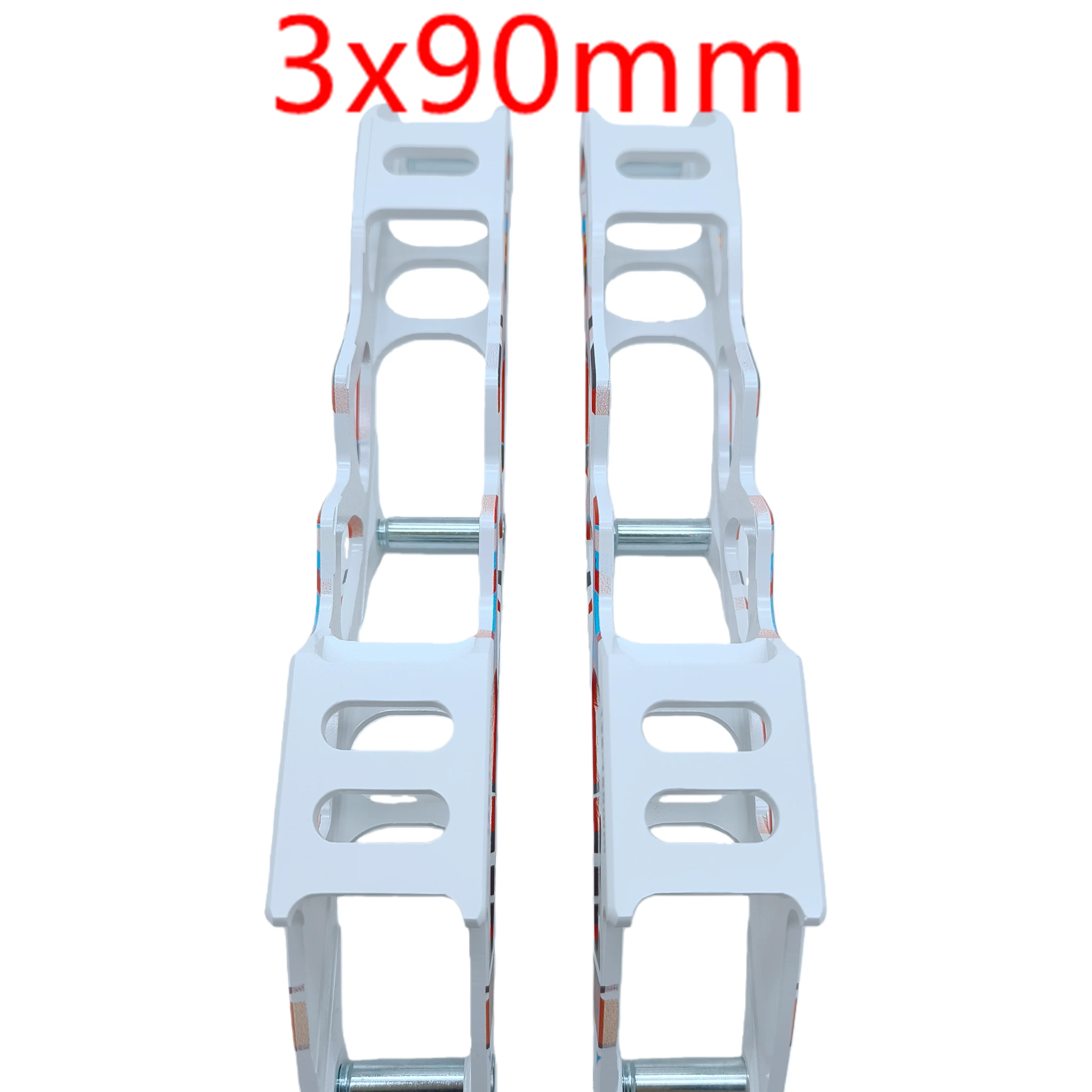 Фото Крепление для роликовых коньков Speed Frame, 3x90 мм, колесо 90x24 мм, 85A, белое №3