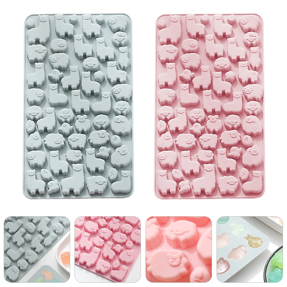 

Molds Silicone Baking Mold Chocolate Cake Fondant Alpaca Candy Ice Animal Cube Cupcake Cookie Llama Jelly Shaper Making Diy