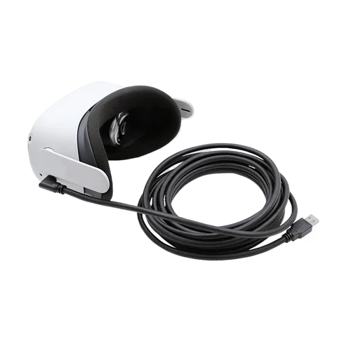 Зарядный кабель для Meta Quest Pro/2/3/3S, шнур зарядного устройства, 5 м, кабель для передачи данных очков VR, кабель питания, аксессуары для очков VR, зарядный кабель